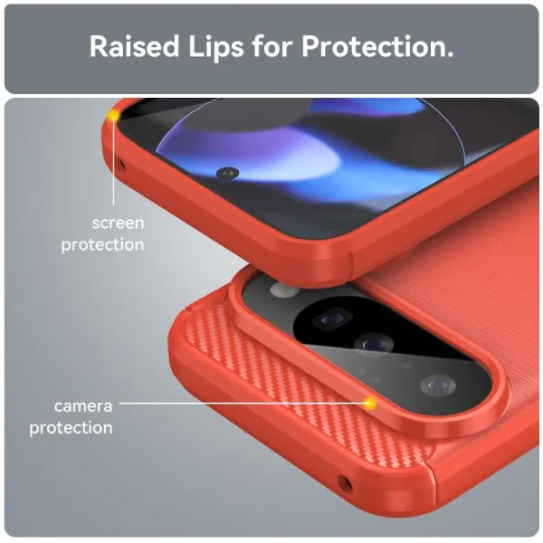 FLEXI TPU Ochranný kryt Google Pixel 10 / Google Pixel 10 Pro červený
