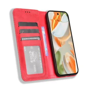 BUSINESS Peňaženkový kryt pre Google Pixel 10 / Google Pixel 10 Pro červený