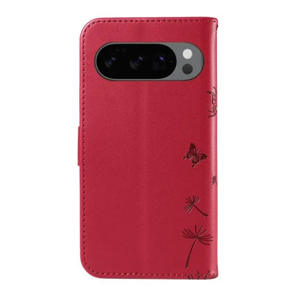 ART DANDELION Peňaženkové puzdro pre Google Pixel 10 / Google Pixel 10 Pro červené