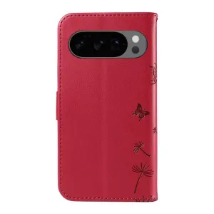 ART DANDELION Peňaženkové puzdro pre Google Pixel 10 / Google Pixel 10 Pro červené