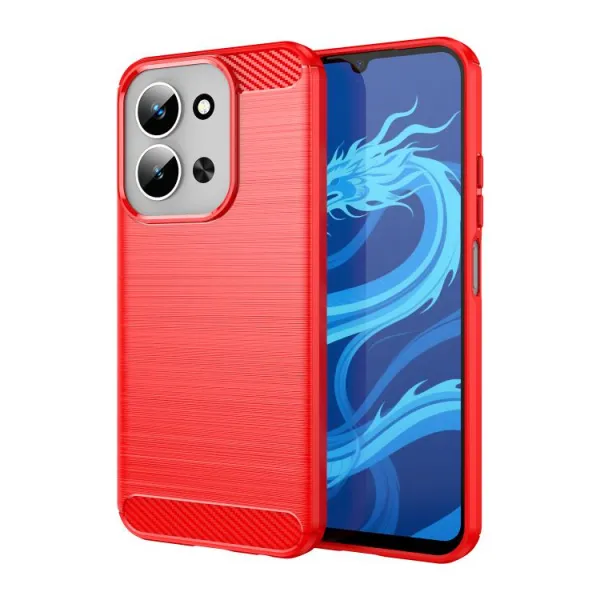 FLEXI TPU Ochranný kryt Xiaomi Redmi 15C / Redmi 15C 5G červený