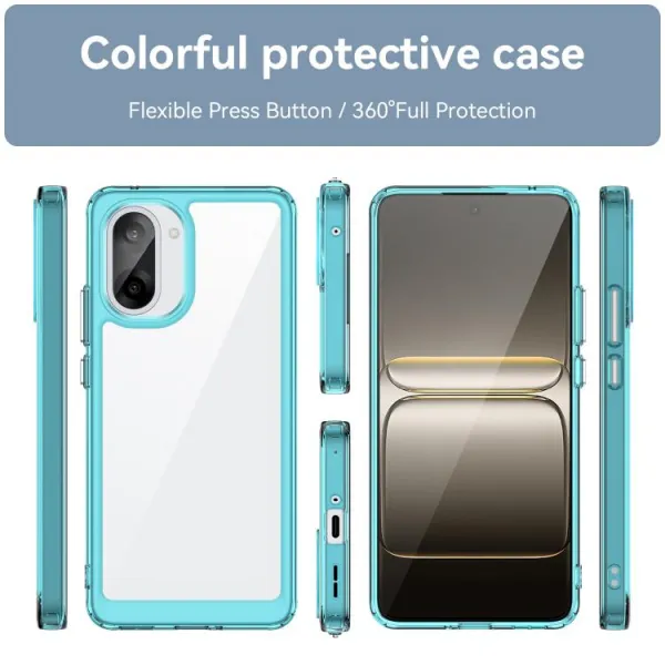 CRYSTAL Ochranný obal pre OnePlus Nord CE 5 5G tyrkysový