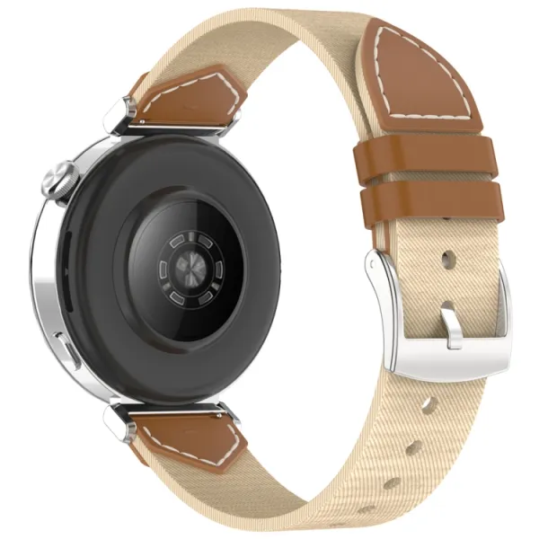 DUO Vymeniteľný remienok pre Huawei Watch GT 5 41mm / GT 6 41mm hnedo-béžový