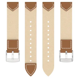 DUO Vymeniteľný remienok pre Huawei Watch GT 5 41mm / GT 6 41mm hnedo-béžový