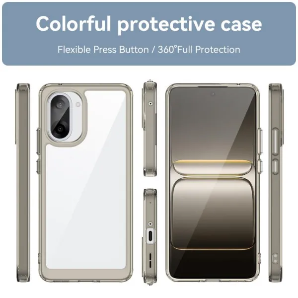CRYSTAL Ochranný obal pre OnePlus Nord CE 5 5G šedý