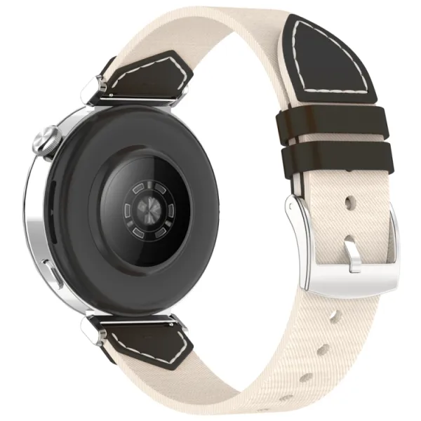 DUO Vymeniteľný remienok pre Huawei Watch GT 5 41mm / GT 6 41mm čierno-biely