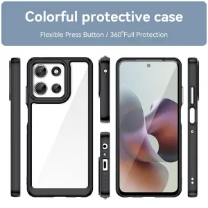 CRYSTAL Ochranný kryt pre Motorola Moto G56 5G čierny