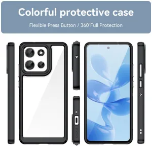 CRYSTAL Ochranný kryt pre Motorola Moto G86 5G čierny