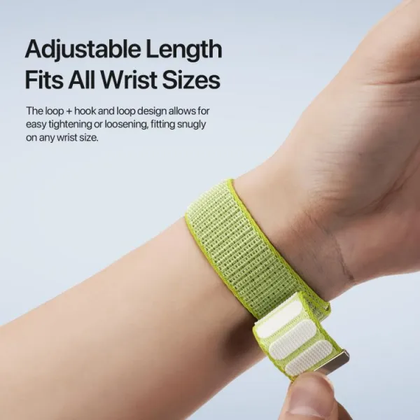 DUX YE Nylonový remienok pre Samsung Galaxy Watch8 / Watch8 Classic zelený