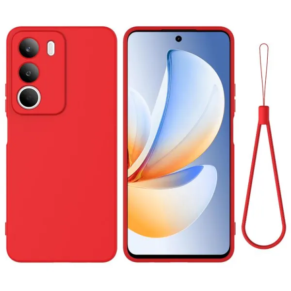 RUBBER Ochranný kryt pre Realme C71 červený