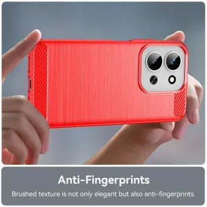 FLEXI TPU Ochranný kryt Xiaomi Redmi 15C / Redmi 15C 5G červený