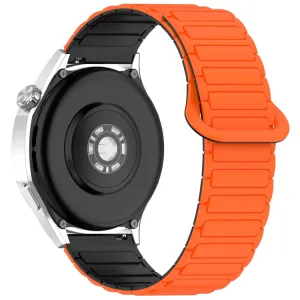 MAGNA-FLEX Náhradný remienok pre Huawei Watch GT 5 41mm / GT 6 41mm ORANGE BLACK