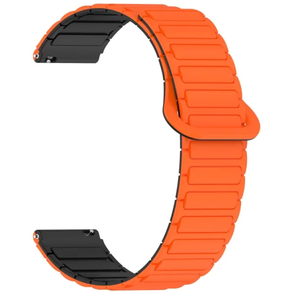 MAGNA-FLEX Náhradný remienok pre Huawei Watch GT 5 41mm / GT 6 41mm ORANGE BLACK