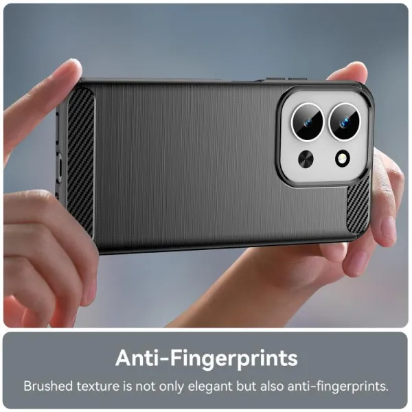 FLEXI TPU Ochranný kryt Xiaomi Redmi 15C / Redmi 15C 5G čierny