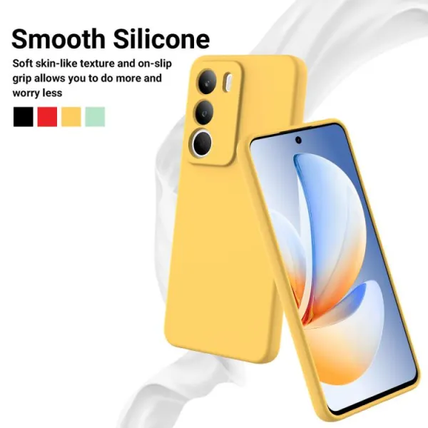 RUBBER Ochranný kryt pre Realme C71 žltý
