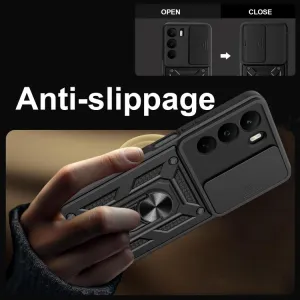 RING CAMERA Kryt s držiakom pre Realme C71 modrý
