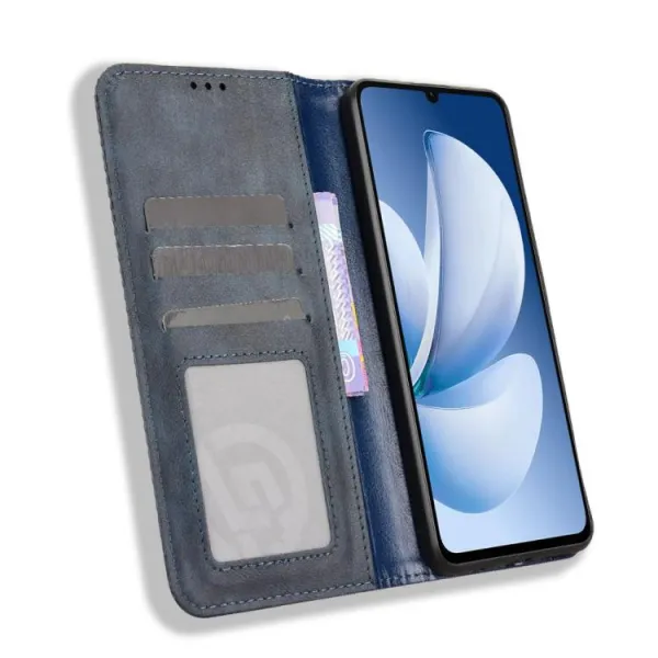 BUSINESS Peňaženkový kryt pre Realme Note 70T modrý