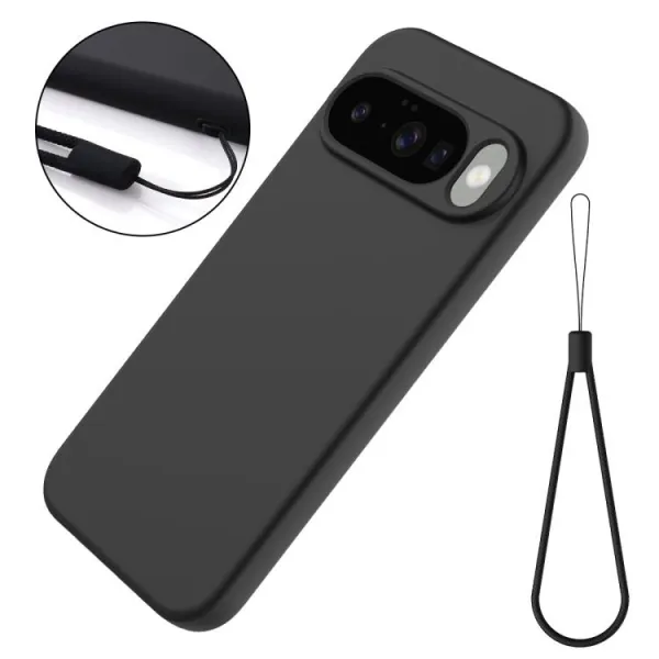 RUBBER Ochranný kryt pre Google Pixel 10 / Google Pixel 10 Pro čierny