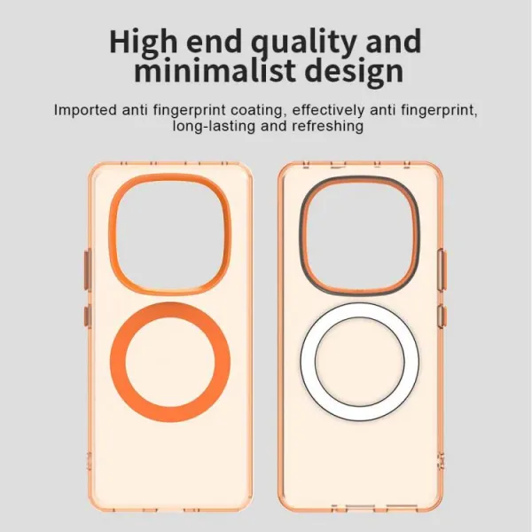 CANDY MAGSAFE Ochranný kryt pre Xiaomi Redmi Note 14 Pro oranžový