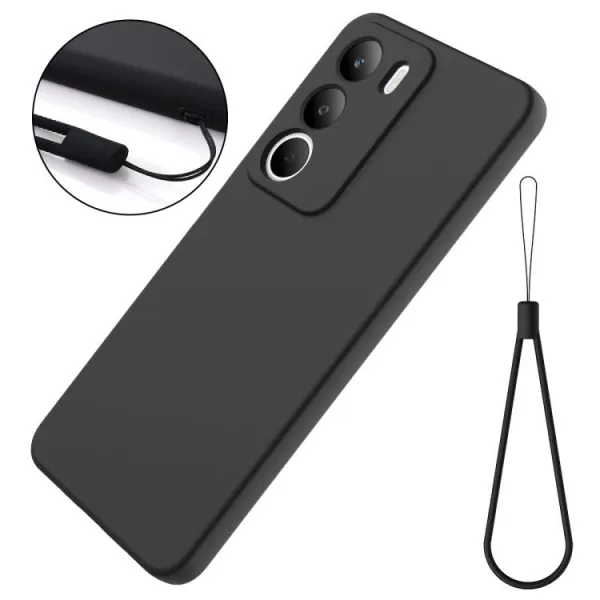 RUBBER Ochranný kryt pre Realme C71 čierny