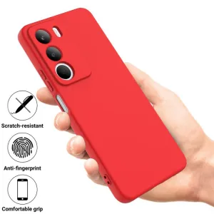 RUBBER Ochranný kryt pre Realme C71 červený