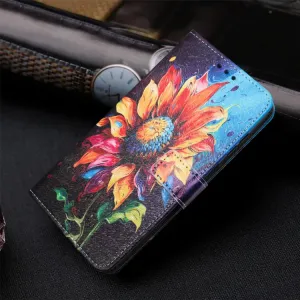 ART Peňaženkový obal pre Honor X5c Plus SUNFLOWER