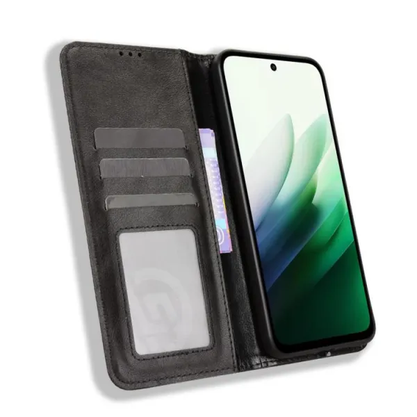 BUSINESS Peňaženkový kryt pre Xiaomi Redmi 15 / Redmi 15 5G čierny
