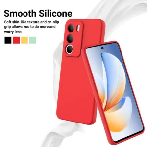 RUBBER Ochranný kryt pre Realme C71 červený