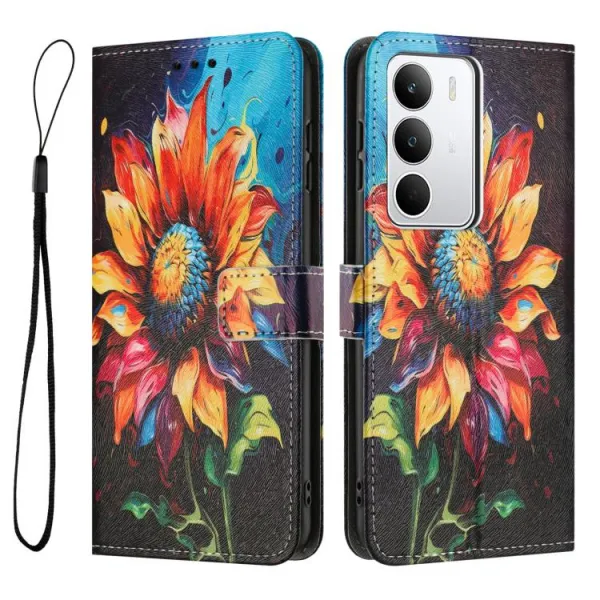 ART Peňaženkový kryt pre Realme C71 SUNFLOWER