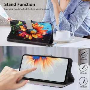 ART Peňaženkový obal pre Honor X5c Plus SUNFLOWER