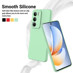 RUBBER Ochranný kryt pre Realme C71 zelený
