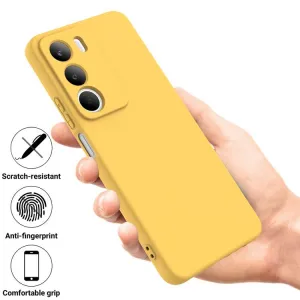RUBBER Ochranný kryt pre Realme C71 žltý