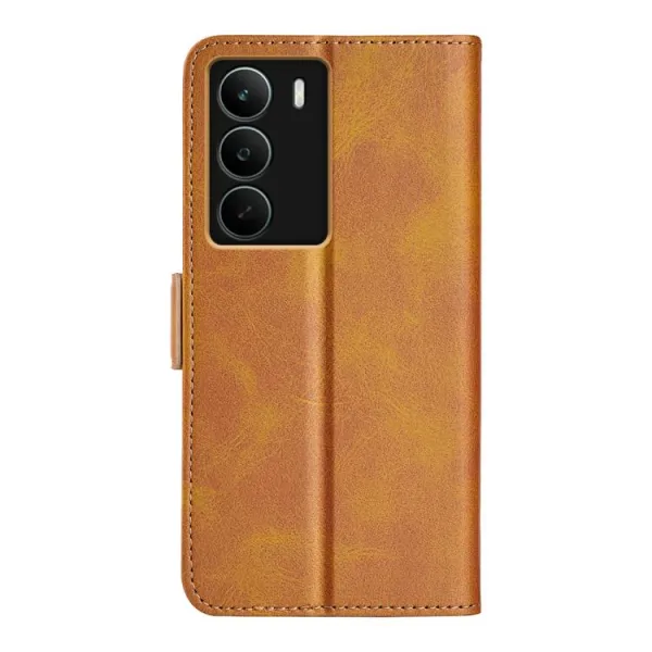 SIDE Peňaženkové puzdro pre Realme C71 svetlohnedé