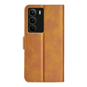 SIDE Peňaženkové puzdro pre Realme C71 svetlohnedé
