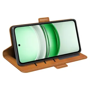 SIDE Peňaženkové puzdro pre Realme C71 svetlohnedé