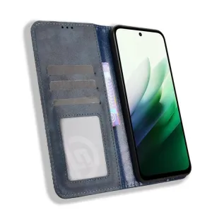 BUSINESS Peňaženkový kryt pre Xiaomi Redmi 15 / Redmi 15 5G modrý
