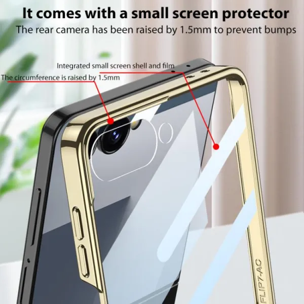 GKK NIKKI Kryt s držiakom Samsung Galaxy Z Flip7 5G ružový