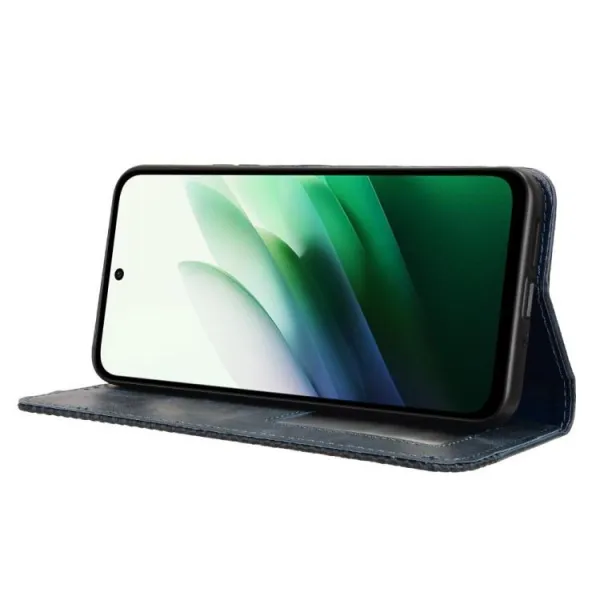 BUSINESS Peňaženkový kryt pre Xiaomi Redmi 15 / Redmi 15 5G modrý
