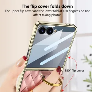 GKK NIKKI Kryt s držiakom Samsung Galaxy Z Flip7 5G ružový