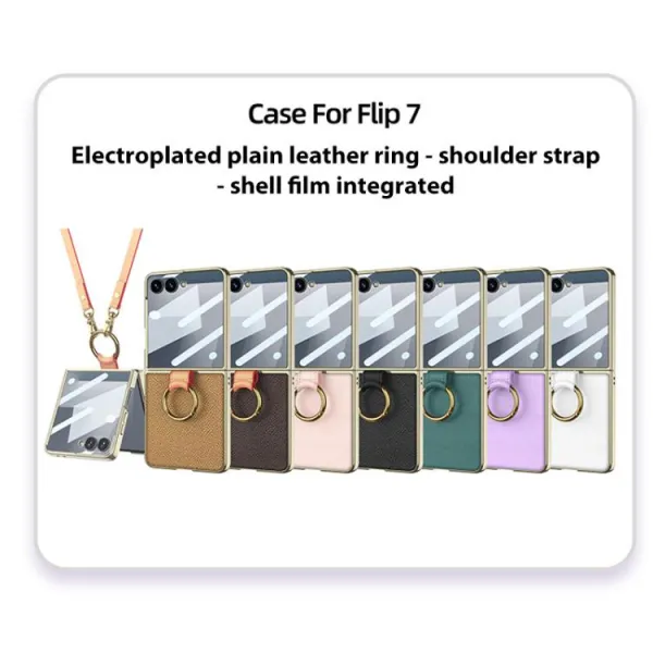 GKK LANYARD Kryt s remienkom Samsung Galaxy Z Flip7 5G čierny