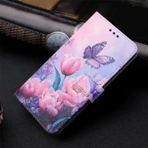 ART Peňaženkový kryt pre Honor 400 Smart 5G / Honor X7d PINK BUTTERFLY