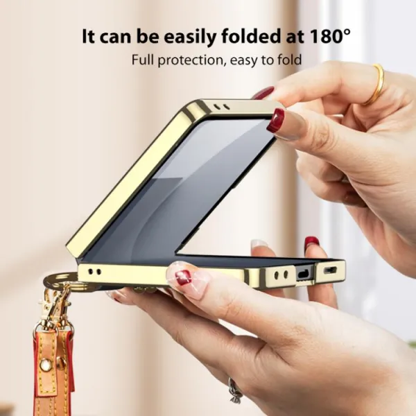 GKK LANYARD Kryt s remienkom Samsung Galaxy Z Flip7 5G čierny