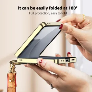 GKK LANYARD Kryt s remienkom Samsung Galaxy Z Flip7 5G čierny