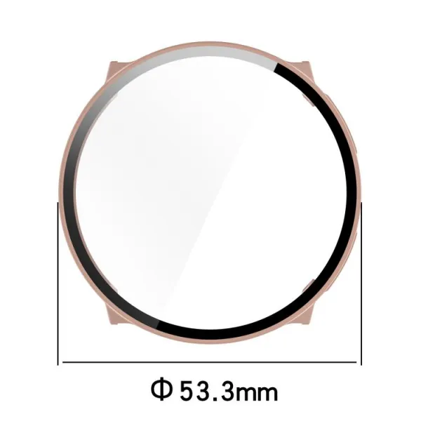 PC FULL COVER Plastový kryt so sklom pre Suunto Vertical ružový