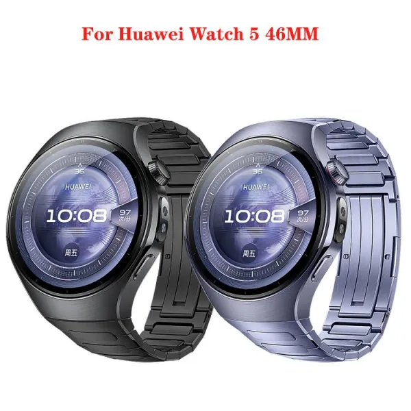 CLASSIC Kovový remienok pre Huawei Watch 5 46mm strieborný