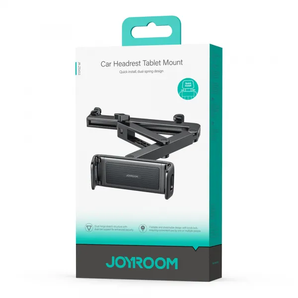 Joyroom JR-ZS433 držiak do auta na opierku hlavy, čierny