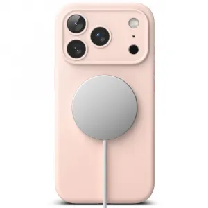 RINGKE SILICONE MAGSAFE Ochranný kryt Apple iPhone 17 Pro Max PINK SAND