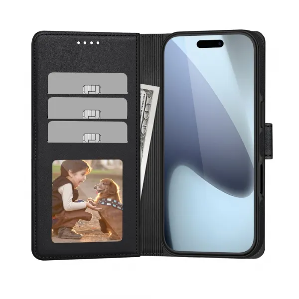 TECH-PROTECT WALLET MAGSAFE Puzdro 2v1 pre Apple iPhone 17 Pro Max čierne