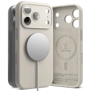 RINGKE SILICONE MAGSAFE Ochranný kryt Apple iPhone 17 Pro Max STONE