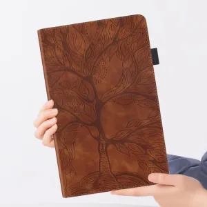 ART TREE Zaklápací obal pre Samsung Galaxy Tab S11 hnedý